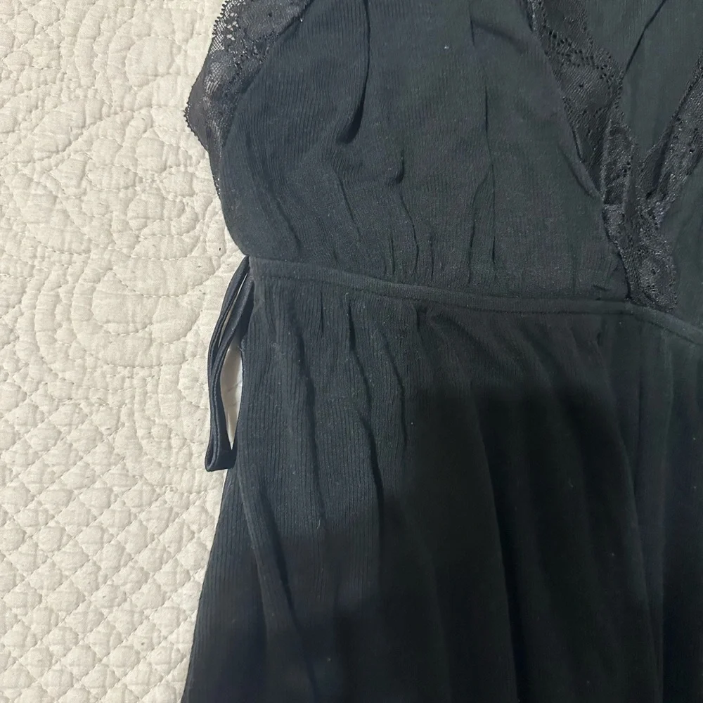 Victoria’s Secret black romper, low v-neck - Picture 4 of 6